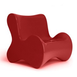 Suave Butaca sillón rojo de Vondom