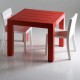Jut Mesa 90 Tisch hoch Vondom rot