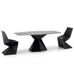 Vertex Mesa Table Vondom Noir