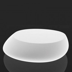 Lámpara de mesa baja blanca piedra Vondom