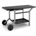 Rolling Table Steel nero e grigio chiaro per planchas Forge Adour