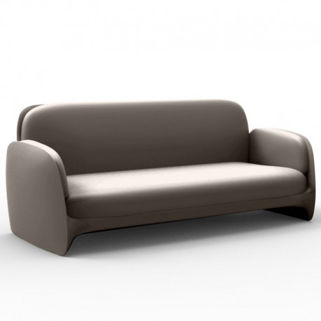 Couch sofa Vondom Pezzettina taupe mat