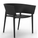 Conjunto de 4 cadeiras Vondom design África preto
