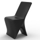 Set von 2 Stühlen Vondom Design Sloo schwarz
