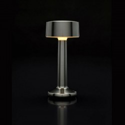 Table Light Imagilights Led Wireless Collection Moments Cadet Grey Cylindre