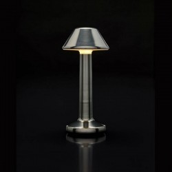 Table Light Imagilights Led Wireless Collection Moments Cadet Grey Cone
