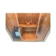 Outdoor-Sauna Gaia Nova 6-Sitzer Holl es mit 8 kW Harvia Herd