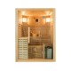Sauna traditionnel Sense 4 places Pack complet avec Poêle Harvia 4,5 kW + pierres & accessoires