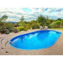 Oval Pool Ibiza Luxe