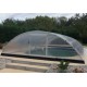 Pool shelter in Aluminum and Polycarbonate 394 x 854 x 140