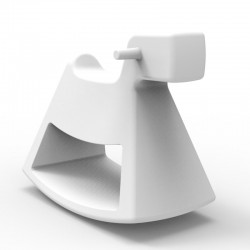 Cadeira de balanço Rosinante Vondom Pequeno modelo branco