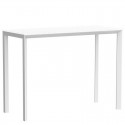 Table haute Frame Aluminium Vondom 140x60xH105 blanc