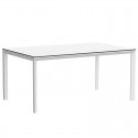 Table Frame Aluminium Vondom 160x90xH74 weiß