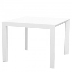 Square Table Frame Aluminum Vondom 100x100xH74 white