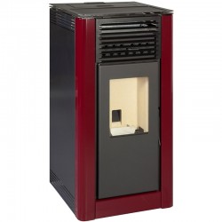 Pellet Stove Escalor 10Kw Red Imperial Isabella