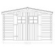 Garden shed in Wood of Spruce Brut Habrita 9 m2