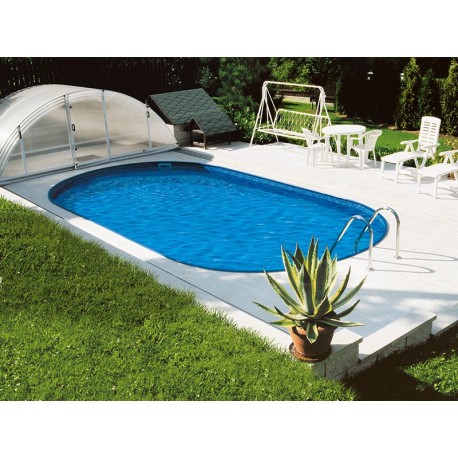 Ovaler Pool Azuro Ibiza 350x700 H120