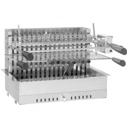 Built-in Grill a Pose Forge Adour Inox with Tournebroche