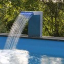 Gerader LED-Pool Wasserfall