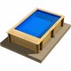 Pool pool de caixa de madeira pool 620x250xH133 BWT myPool