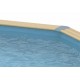 Pool Holz Ubbink Azura 610x400 H120cm Blau Liner
