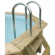 Pool Holz Ubbink Azura 610x400 H120cm Beige Liner