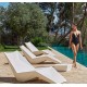Set of 4 Deck Chairs: Vondom Ibiza White