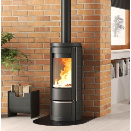 Round wood stove Nordica Extraflame Marlena 7.5kW cast iron