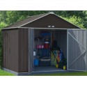 Metal Garden Shed Habrita 299x249xh249 Double sloped roof