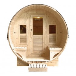 Sauna esterna Gaïa Luna 6 posti Holl's en Epicea