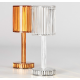 Gatsby Zylinder Kristall Vondom LED-Lampe mit Batterie