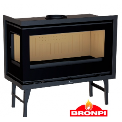 Bronpi Cairo 110-D 2-Scheiben-Holzeinsatz links Vision 15kW