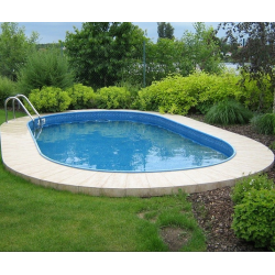 Azuro Ibiza Oval Pool 350x700 H135