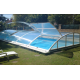 Copertura bassa per piscina Lanzarote Copertura rimovibile 13x5,7m