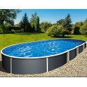 Azuro Oval Pool 5,5x3,7x1,2 Freistehender oder unterirdischer Sandfilter